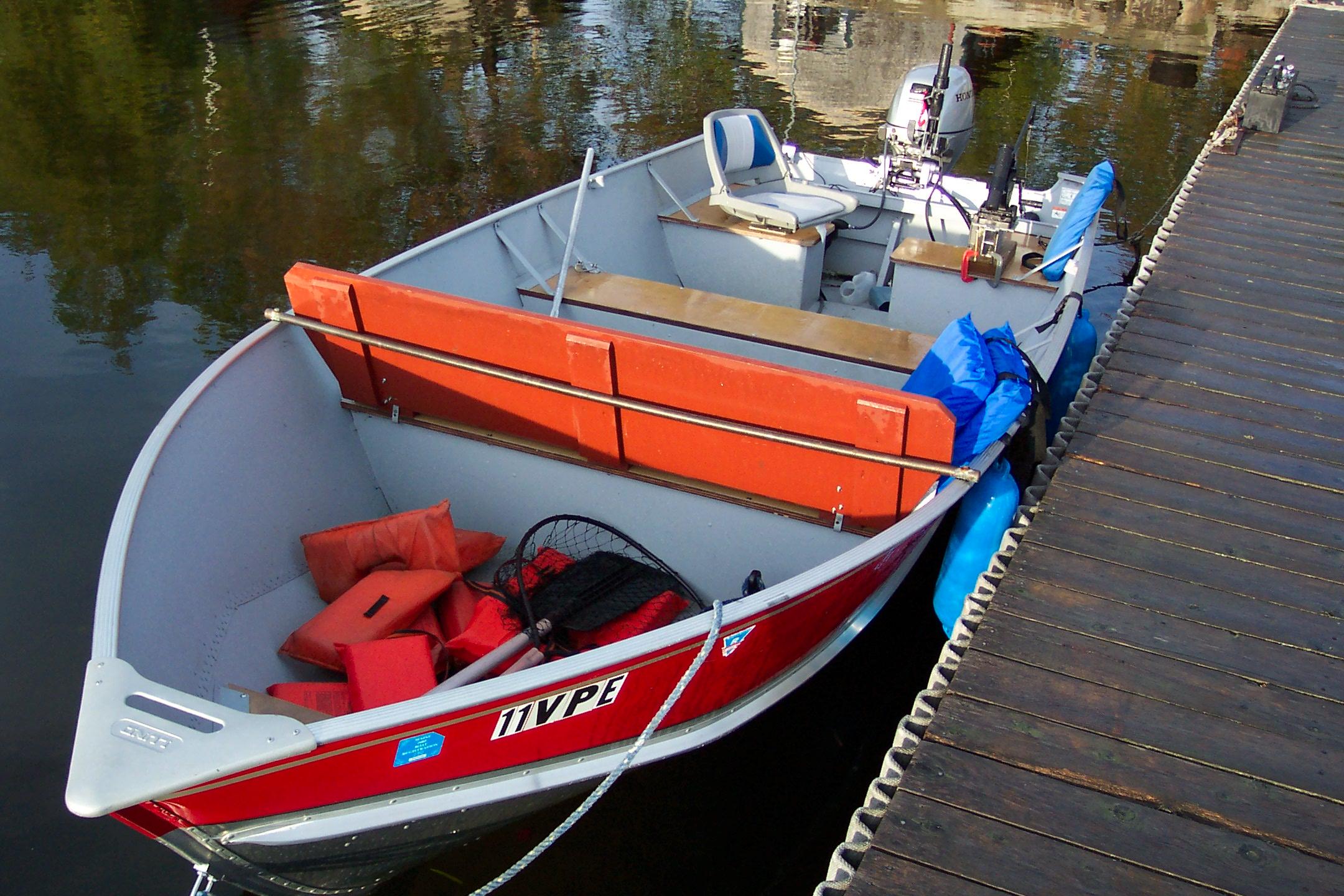 Rideout's power boat