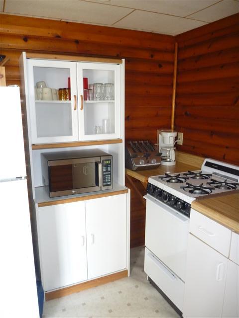 cabin 144 down inside kitchen